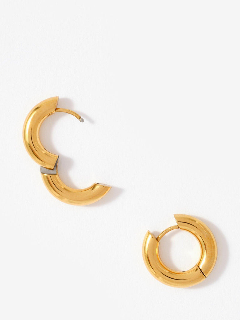 Mint Velvet mini hoop earrings 1.5cm, imported from the UK
