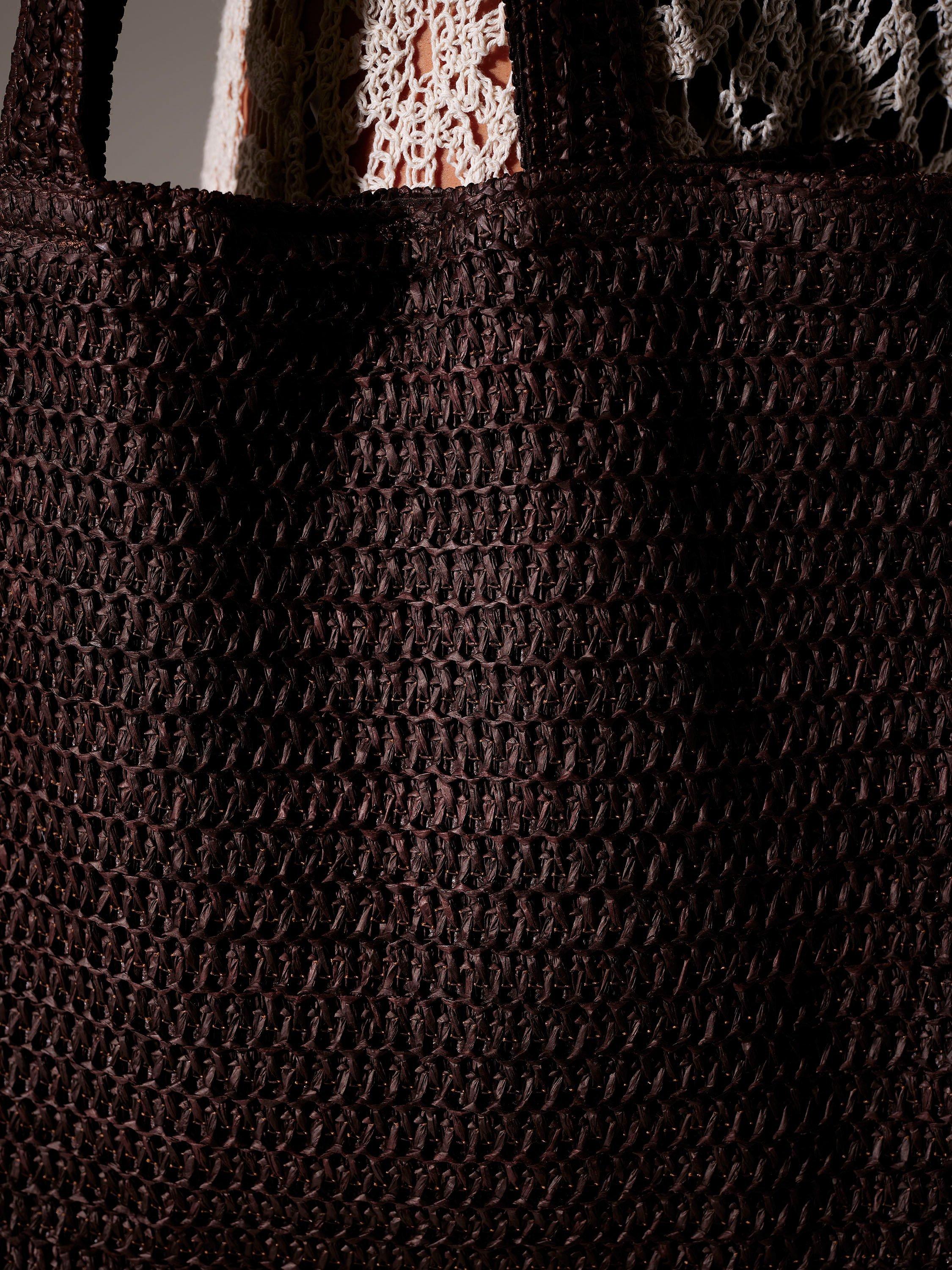 South Beach straw woven tote bag textured finish, imported from the UK