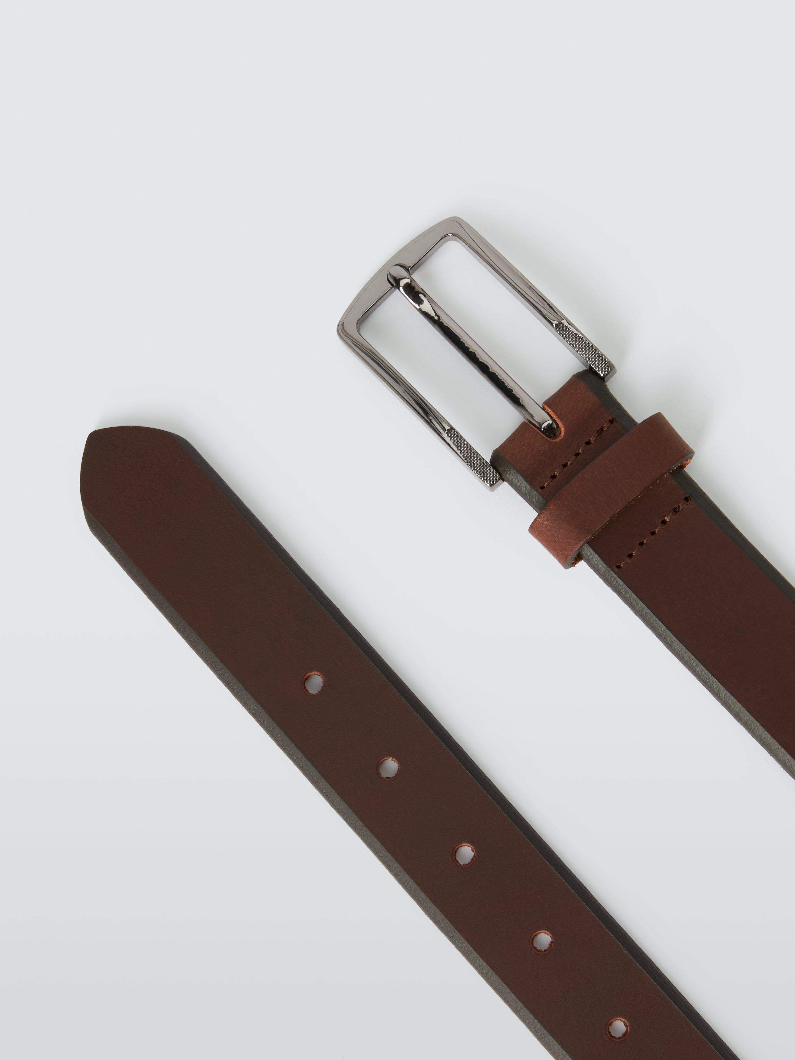 John Lewis kids leather belt brown, imported from the UK