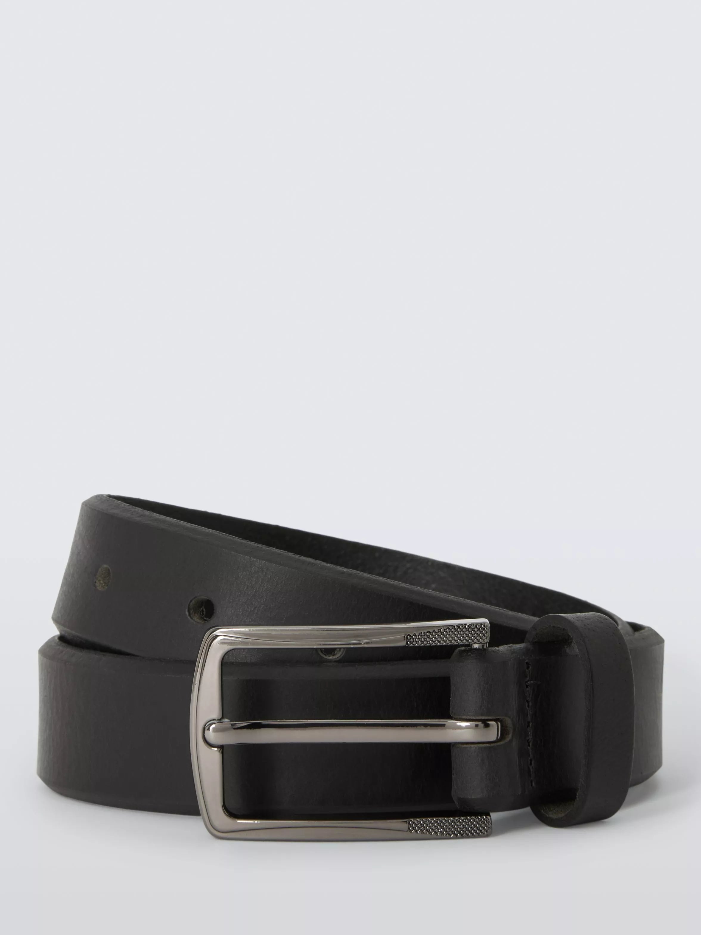 John Lewis genuine leather kids belt black UK version