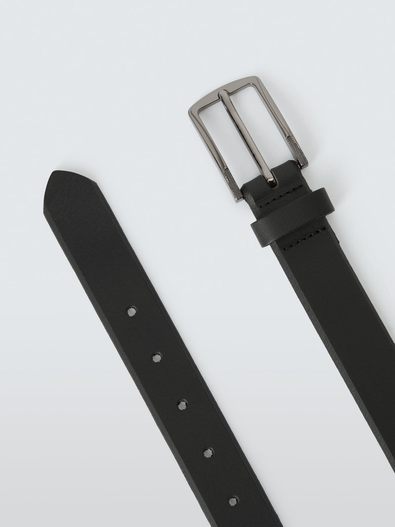 John Lewis genuine leather kids belt black UK version