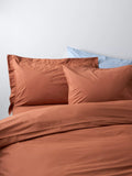 John Lewis Egyptian Cotton Percale Easy Care 260 Thread Count Double Duvet Cover Set