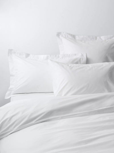 John Lewis John Lewis Egyptian Cotton Percale Easy Care 260 Thread Count Double Duvet Cover Set- Buy online at McGrocer
