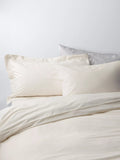 John Lewis Egyptian Cotton Percale Easy Care 260 Thread Count Double Duvet Cover Set