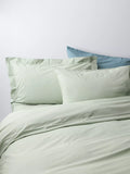 John Lewis Egyptian Cotton Percale Easy Care 260 Thread Count Double Duvet Cover Set