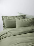 John Lewis Egyptian Cotton Percale Easy Care 260 Thread Count Double Duvet Cover Set