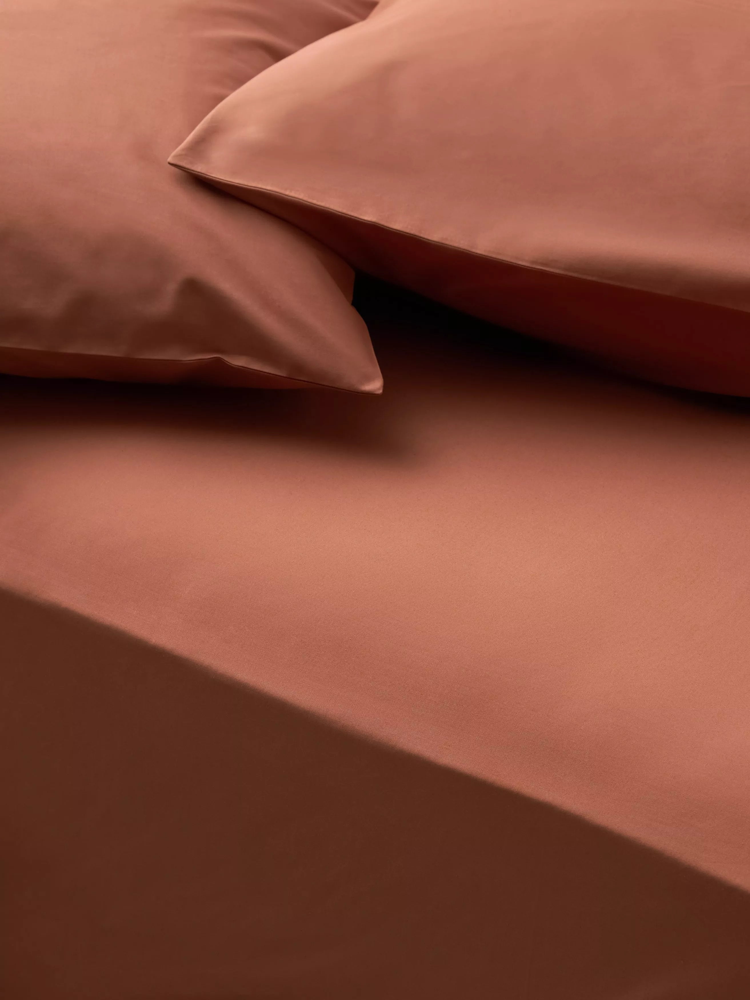 John Lewis Egyptian Cotton Percale Easy Care 260 Thread Count Fitted Sheet European Double