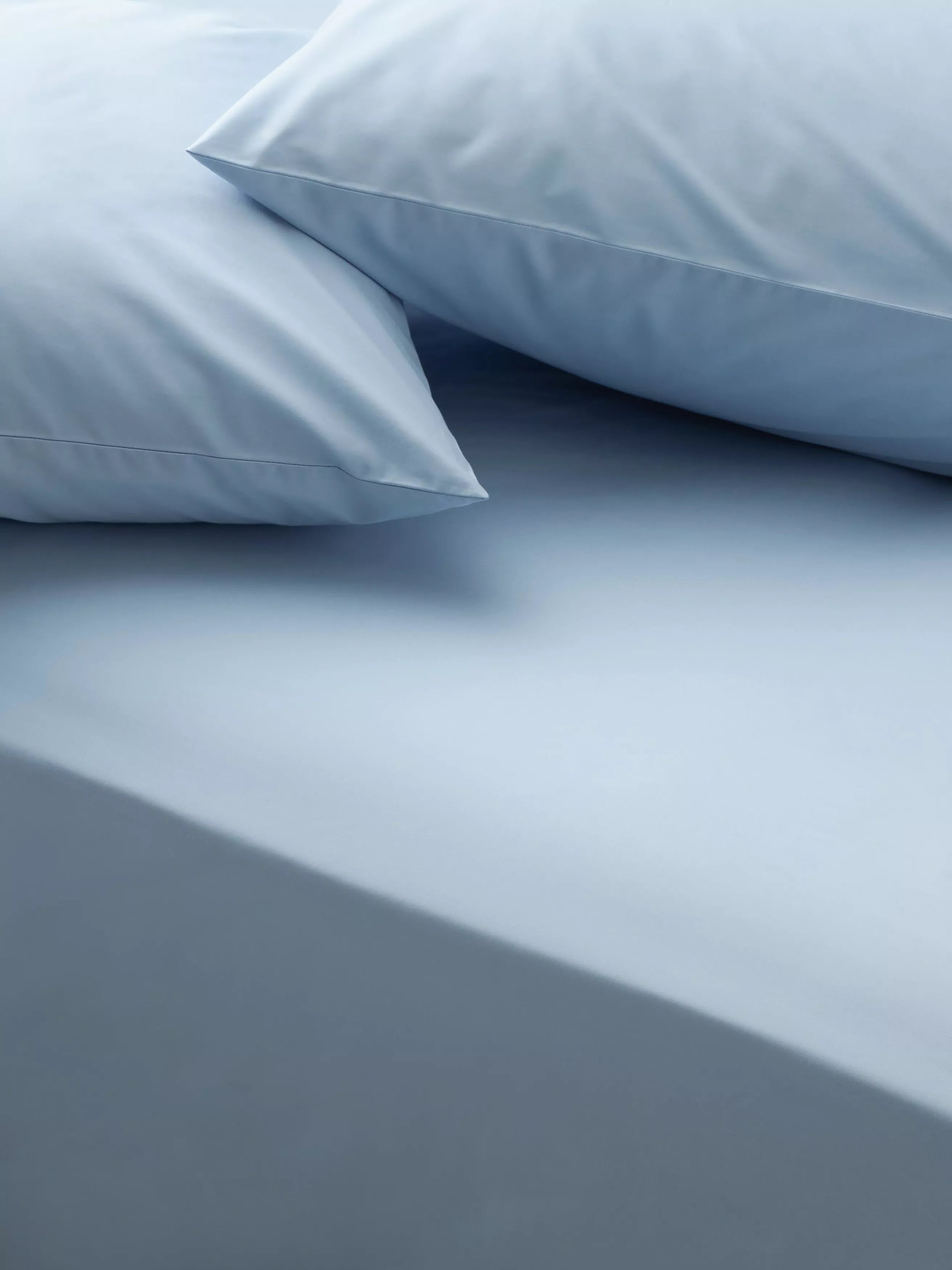 John Lewis Egyptian Cotton Percale Easy Care 260 Thread Count Fitted Sheet European Double