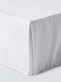 John Lewis white Egyptian cotton percale valance double - British product