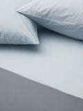 John Lewis Egyptian Cotton Percale Easy Care 400 Thread Count Deep Fitted Sheet, Double