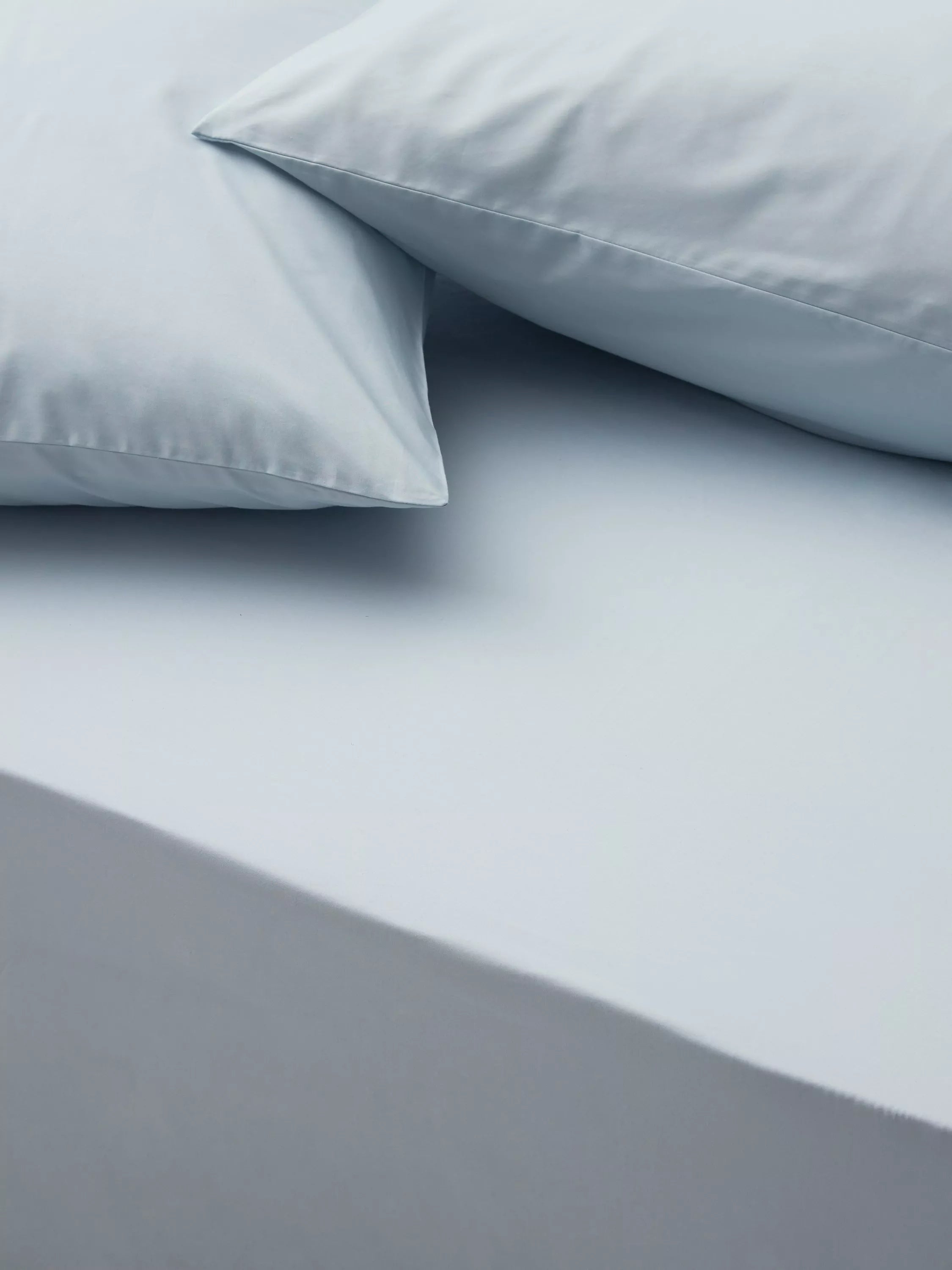 John Lewis Egyptian Cotton Percale Easy Care 400 Thread Count Double Fitted Sheet
