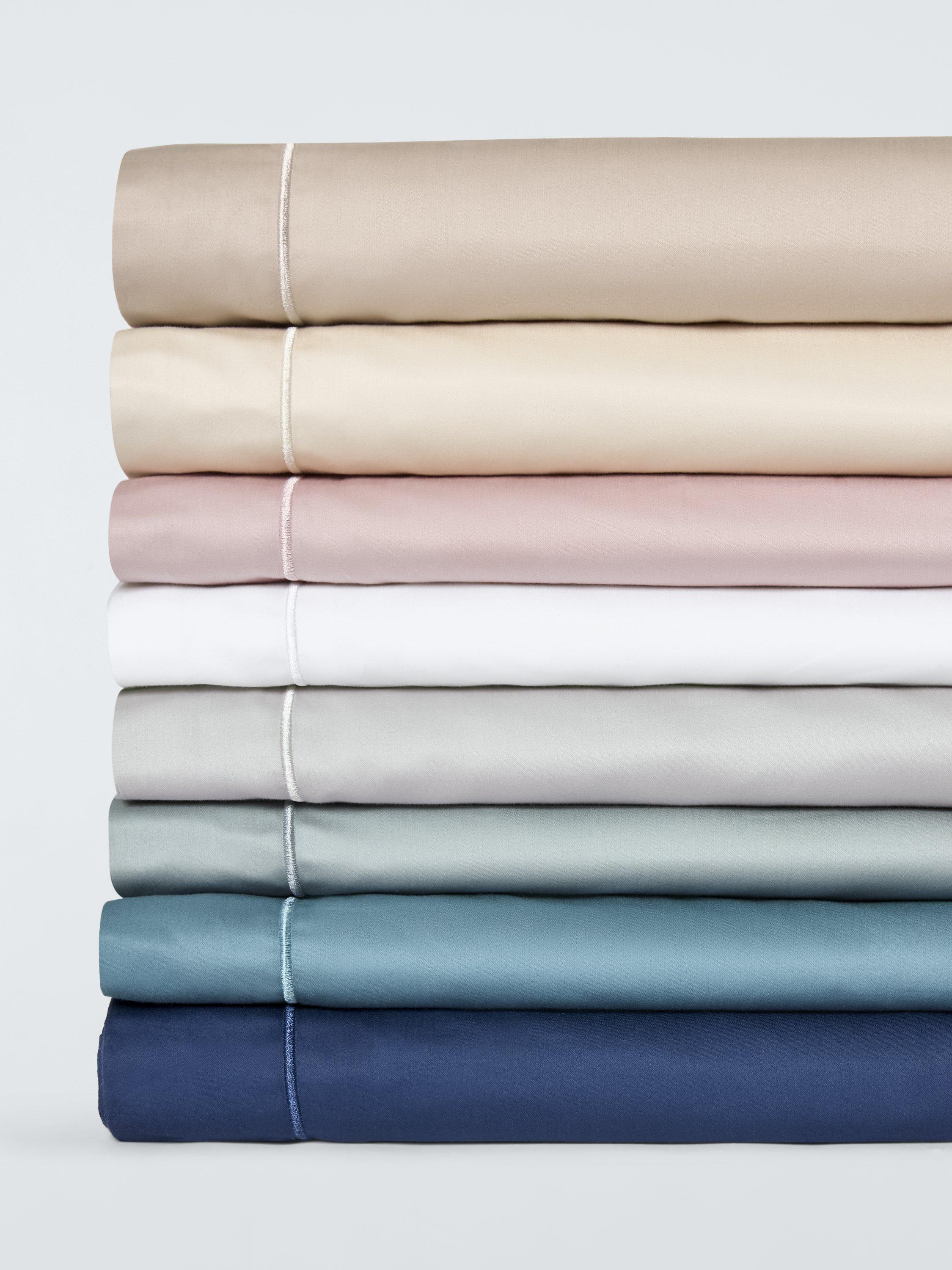 John Lewis Egyptian cotton sateen fitted sheet 600 thread count double, imported from the UK