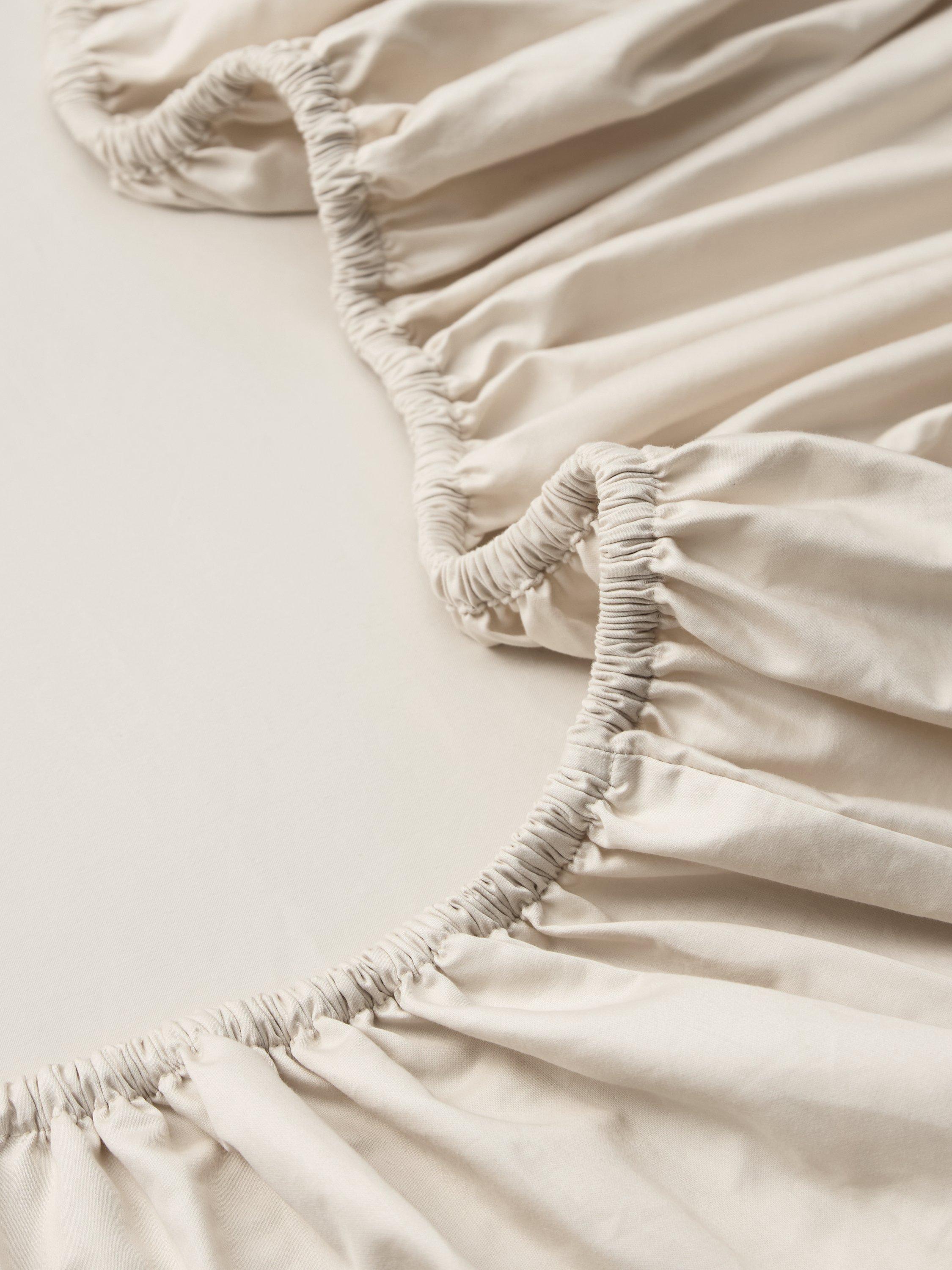 John Lewis Egyptian cotton sateen 600 thread count fitted sheet double, UK version