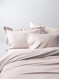 John Lewis Egyptian Cotton Sateen 600 Thread Count Bedding, Pink Tint, Standard Pillowcase, Pair
