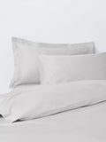 John Lewis Egyptian Cotton Sateen 600 Thread Count Bedding, Light Grey, Standard Pillowcase, Pair