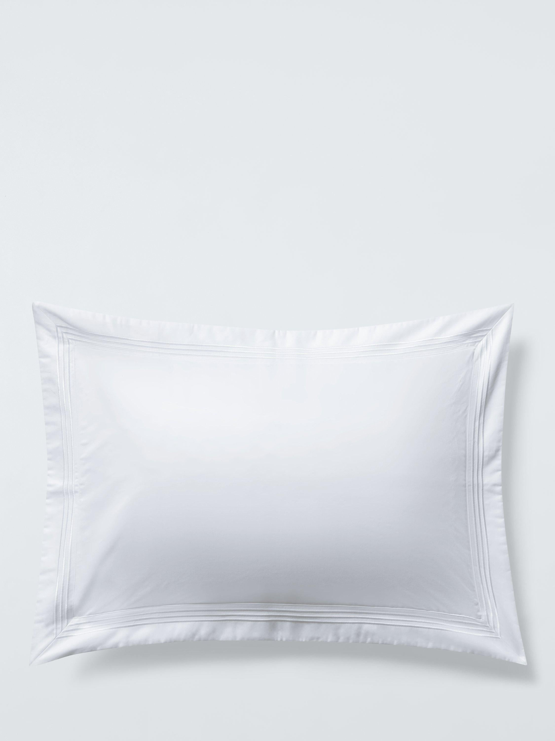 John Lewis Egyptian cotton sateen pillowcase pair king size white (British brand)