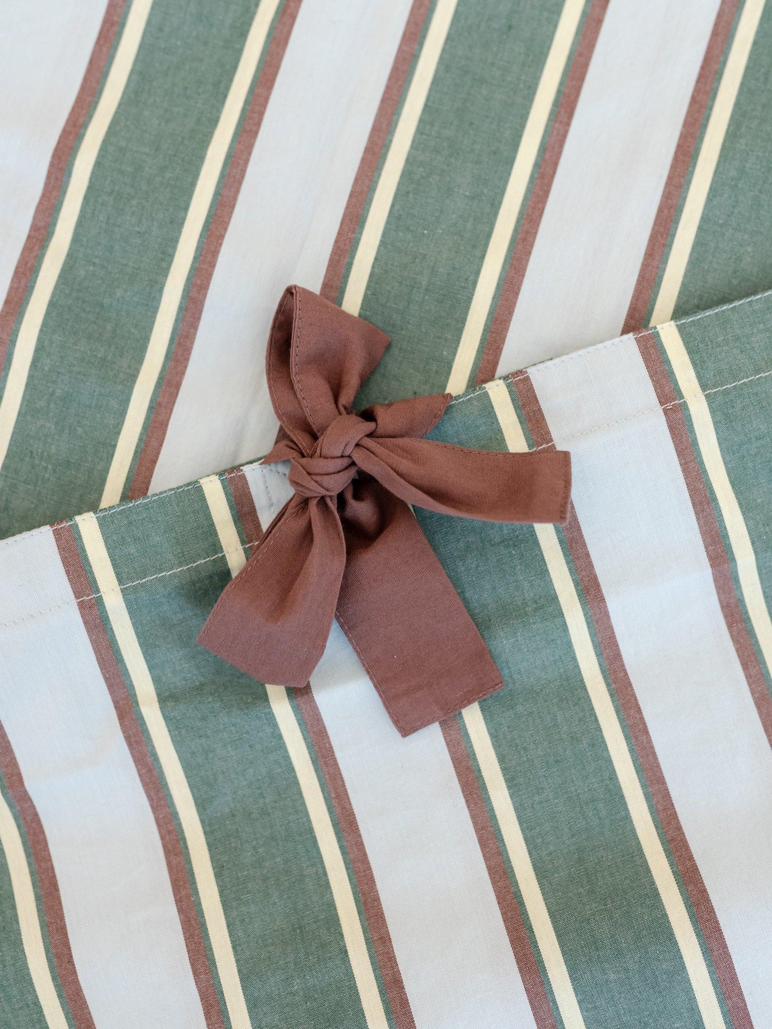 TBCo blue stripe duvet cover set double, imported from the UK