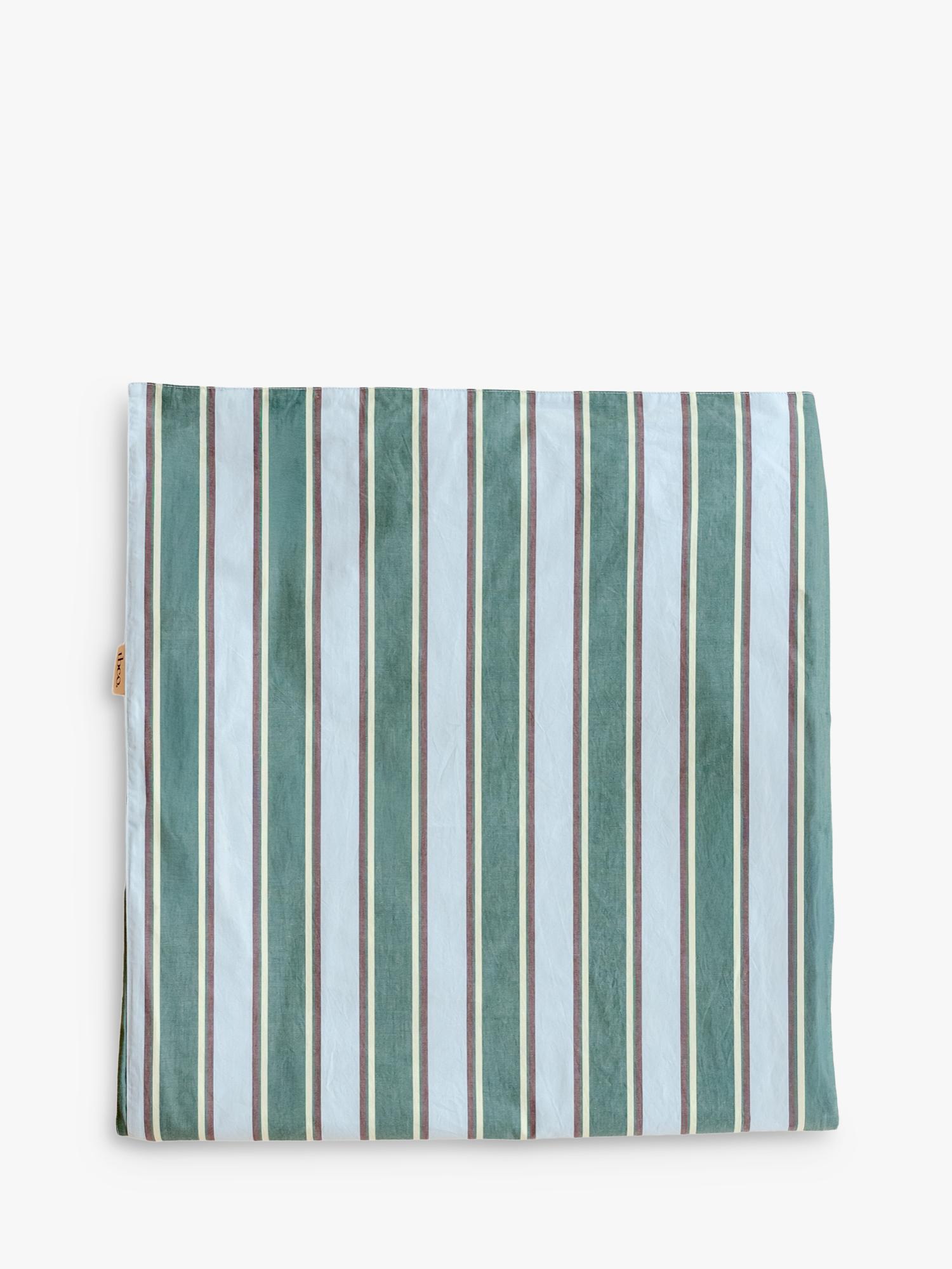TBCo blue stripe duvet cover set double, imported from the UK