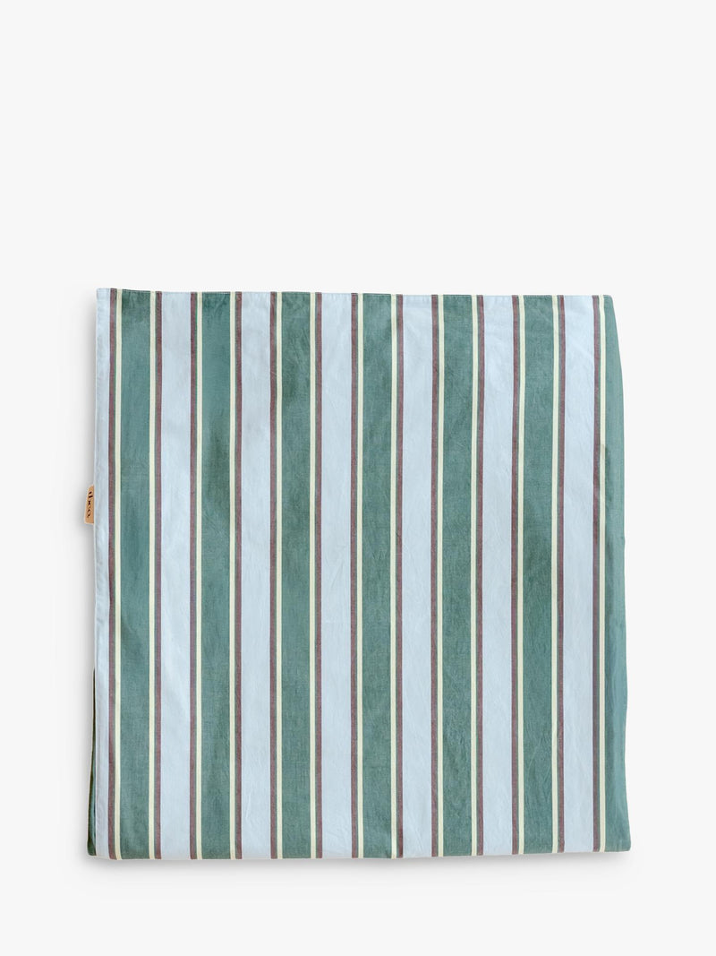 TBCo blue stripe duvet cover set double, imported from the UK