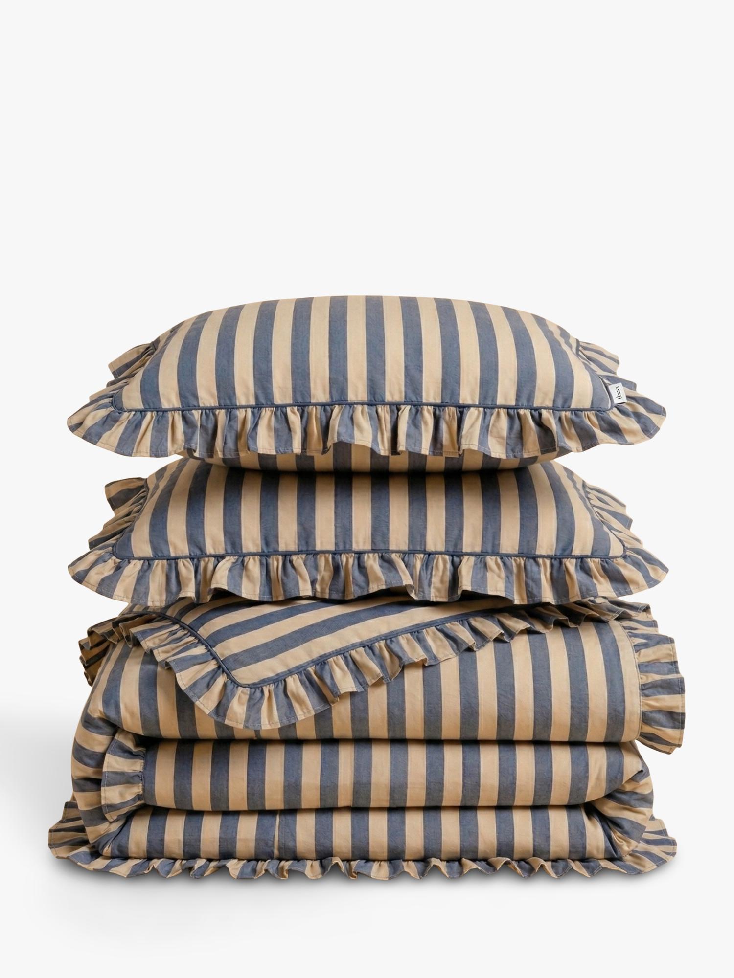 TBCo duvet cover set navy stripe double UK version