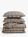TBCo duvet cover set navy stripe double UK version