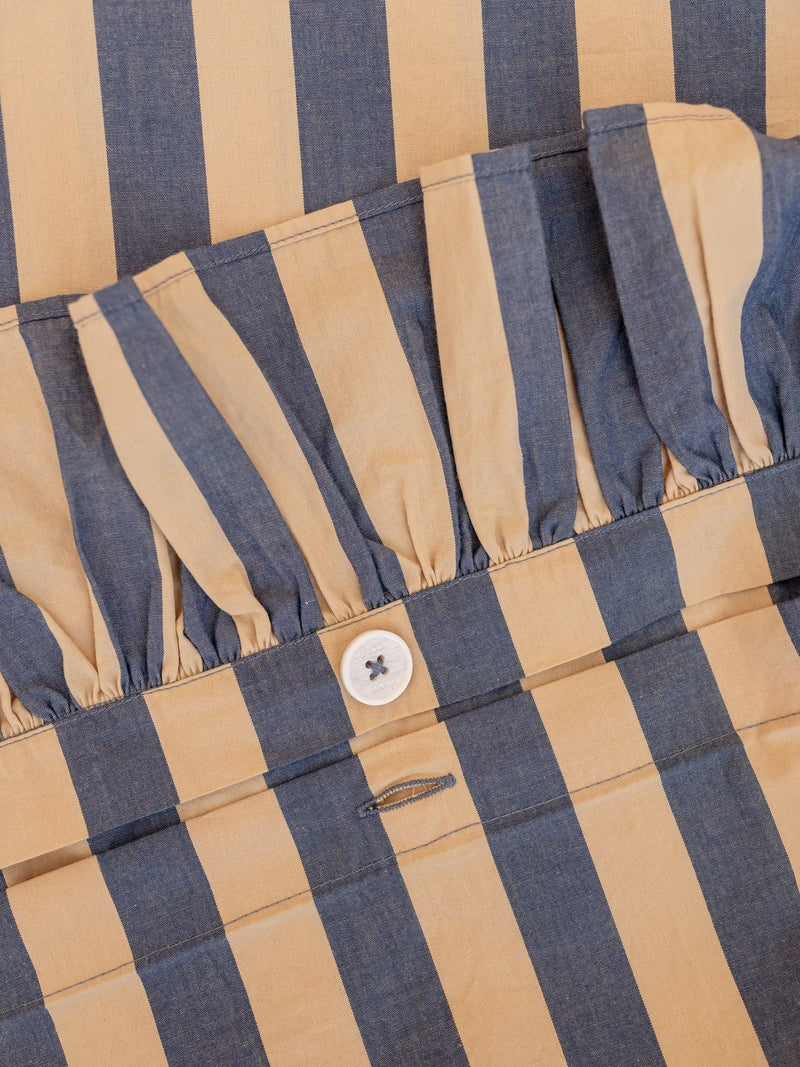 TBCo duvet cover set navy stripe double UK version