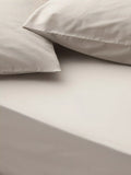 John Lewis Temperature Balance Cotton Sateen 400 Thread Count Fitted Sheet Double