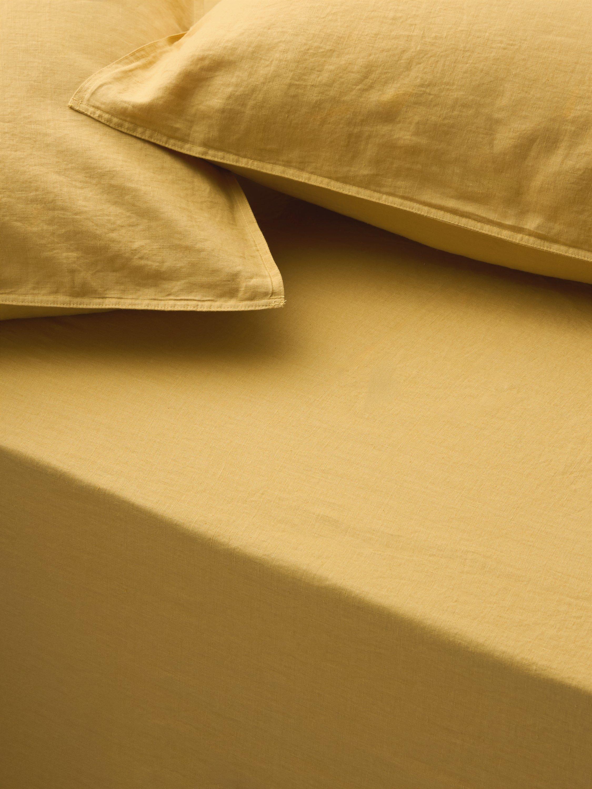 John Lewis washed linen fitted sheets double UK version