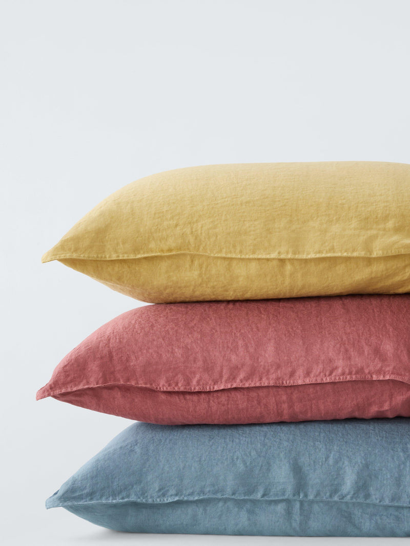 John Lewis washed linen double duvet cover 200x200cm, imported from the UK