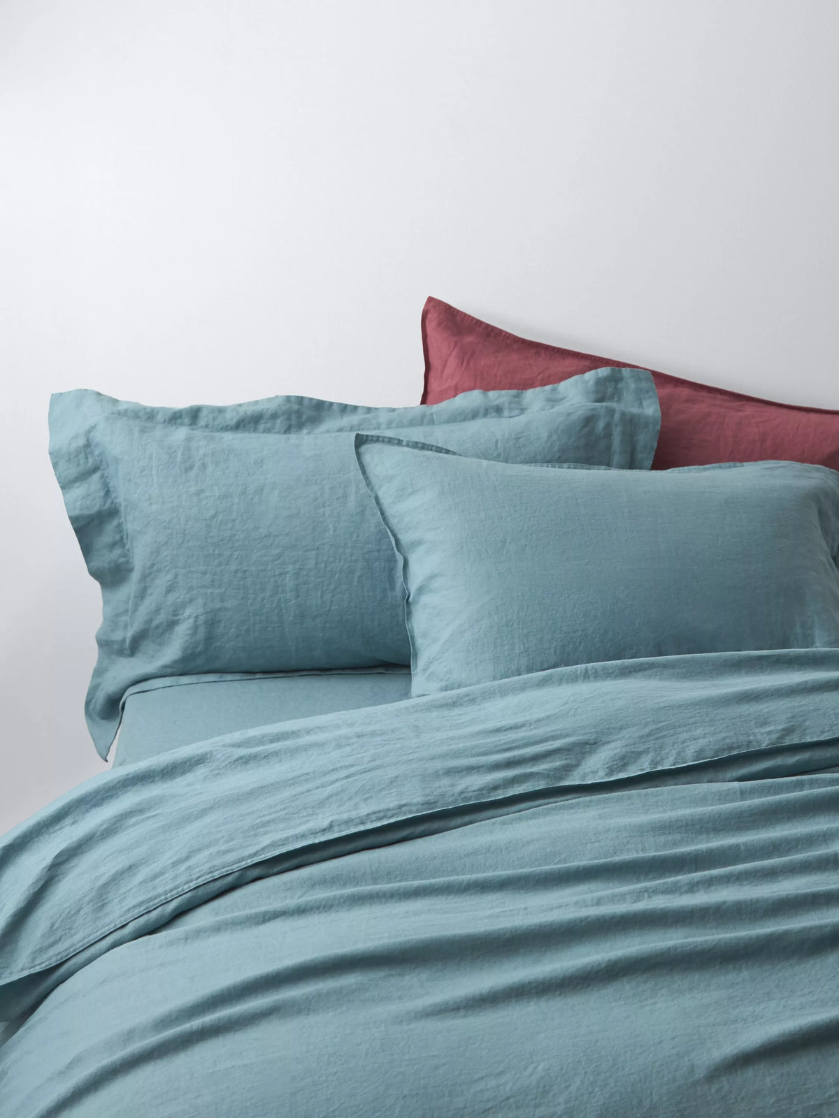 John Lewis washed linen double duvet cover 200x200cm, imported from the UK