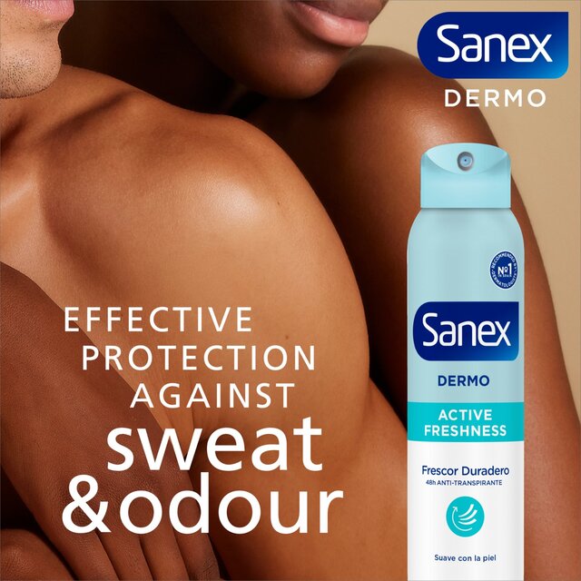 Sanex Active Freshness 48h Antiperspirant Spray Deodorant   200ml