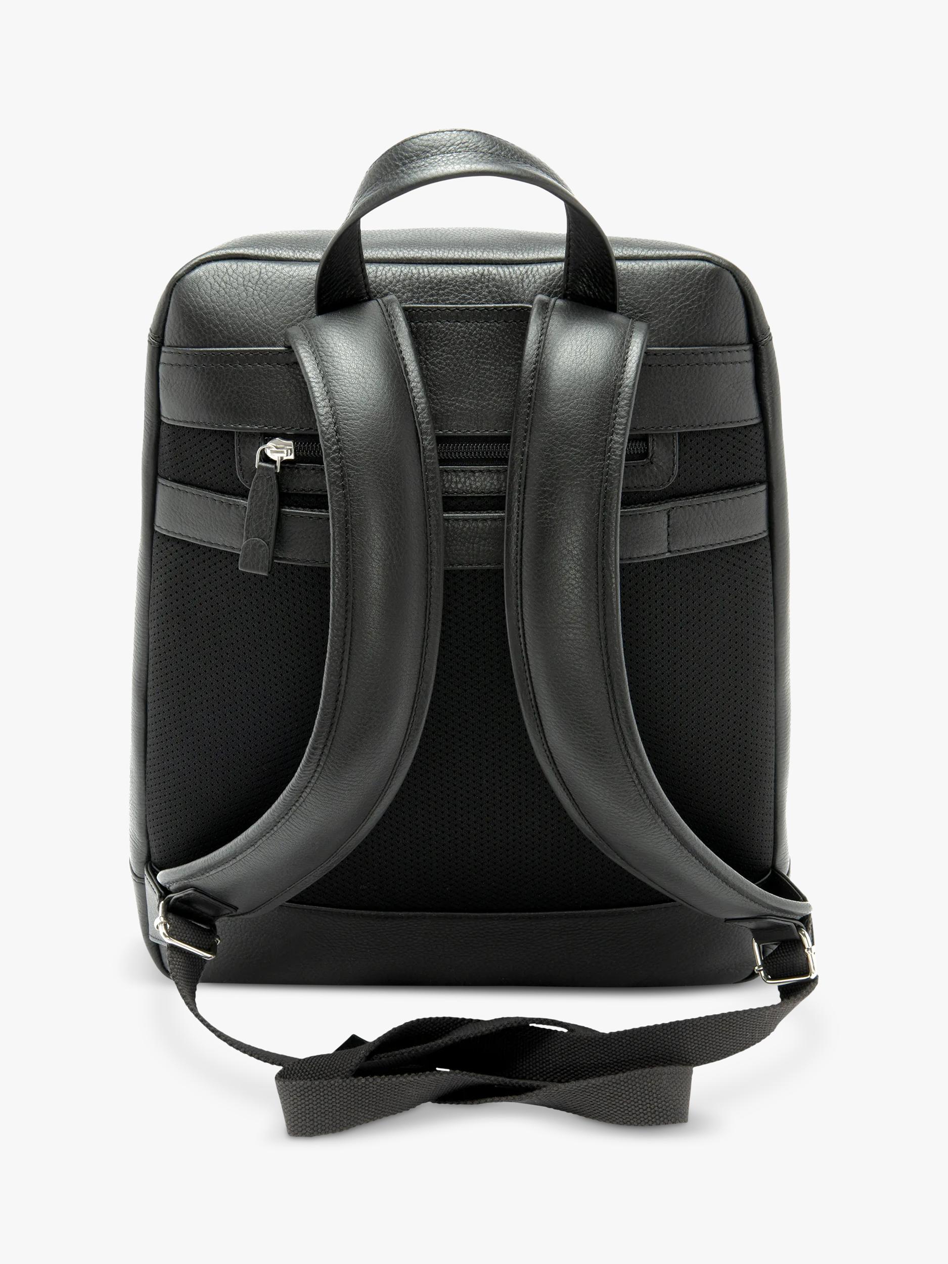 Loake leather backpack veg-tanned laptop 16 inch - British product