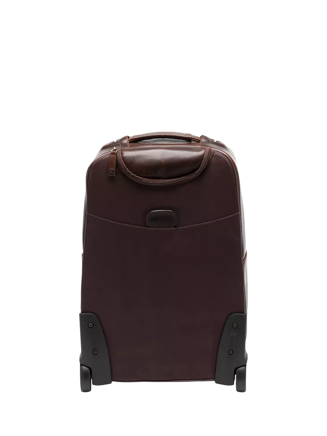 Loake Paris leather wheeled suitcase Chestnut (British brand)