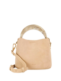 Dune London Dharla Suede Grab Bag, Taupe, One Size