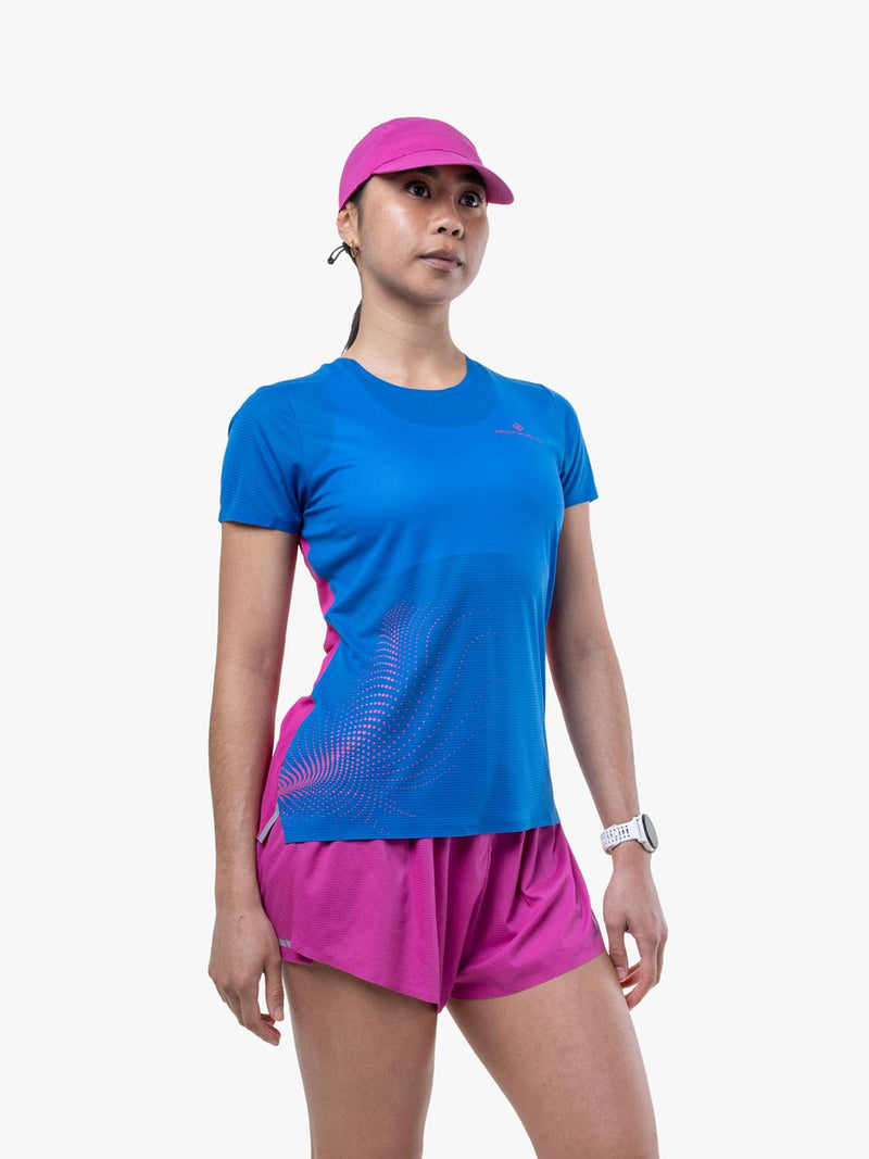 Ronhill Race Cap pink running cap - British product