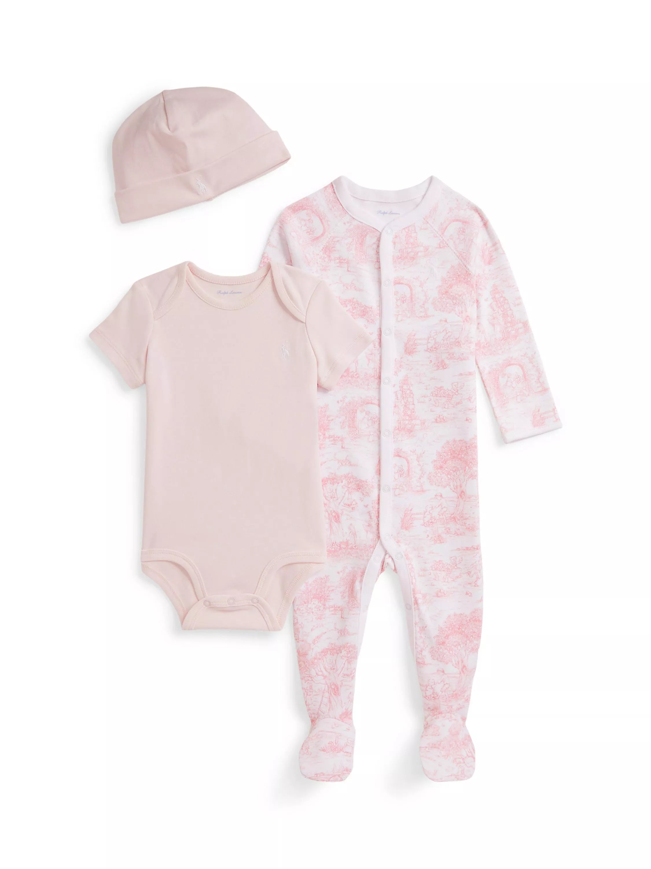 Ralph Lauren baby gift set pink multi (British brand)