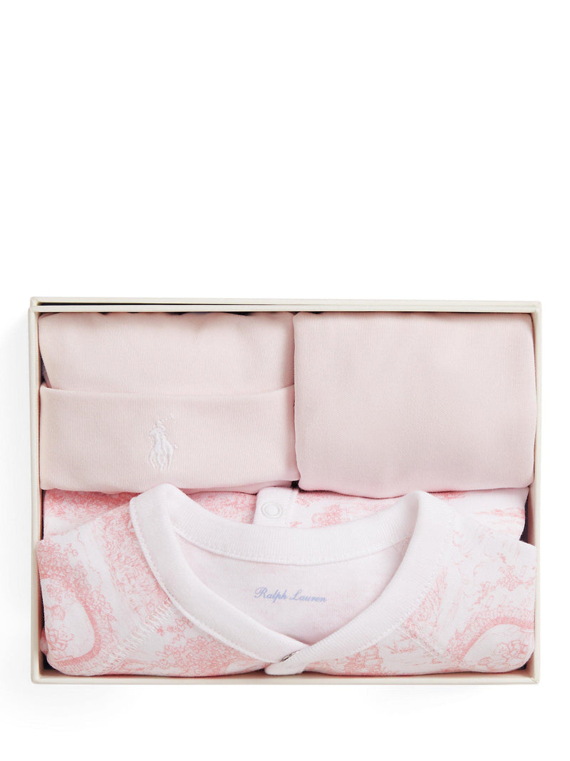 Ralph Lauren baby gift set pink multi (British brand)