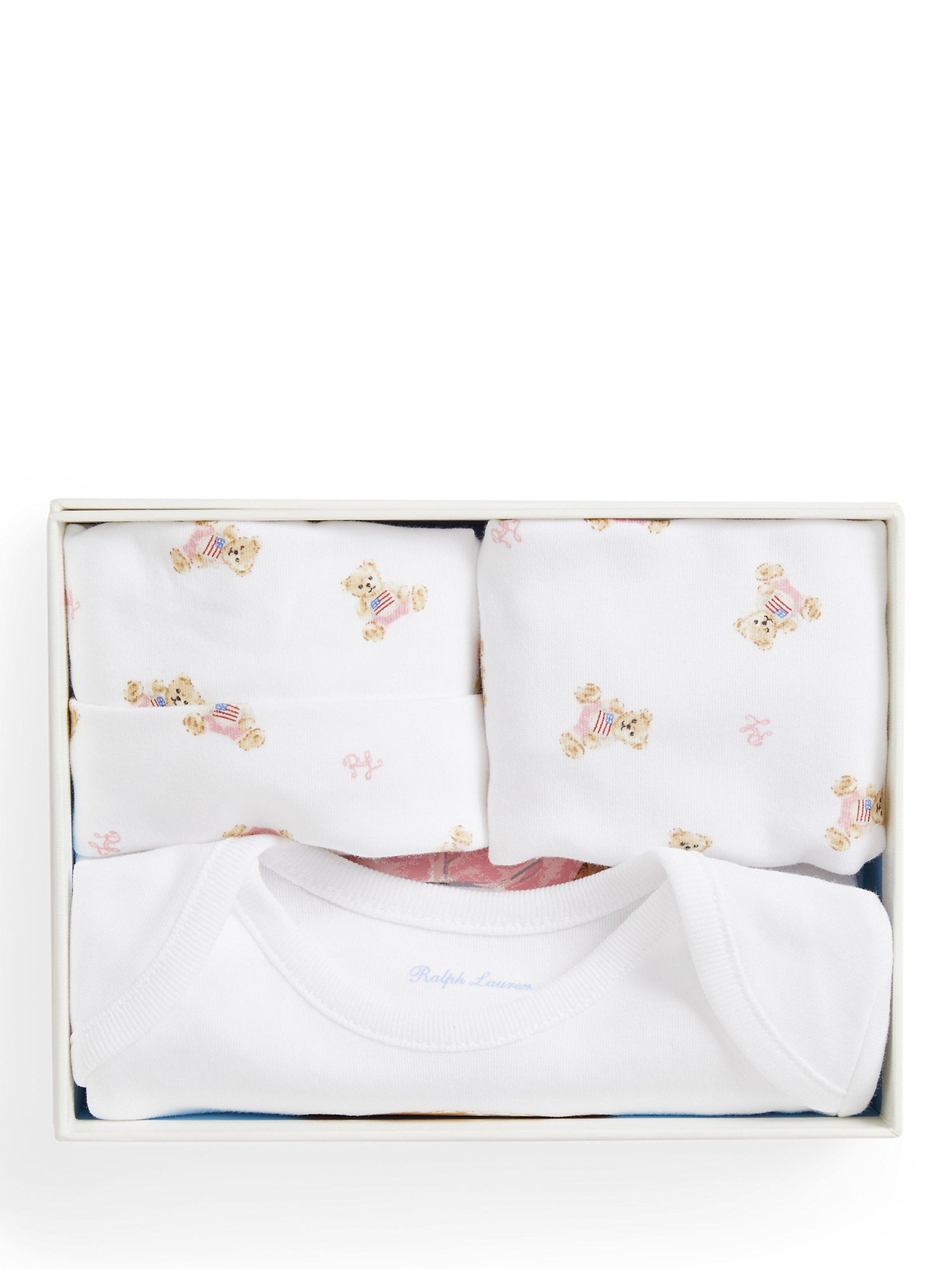 Ralph Lauren baby gift set with Polo Bear, UK version