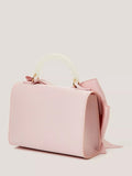 Monsoon kids satin bow bag dusky pink - British product