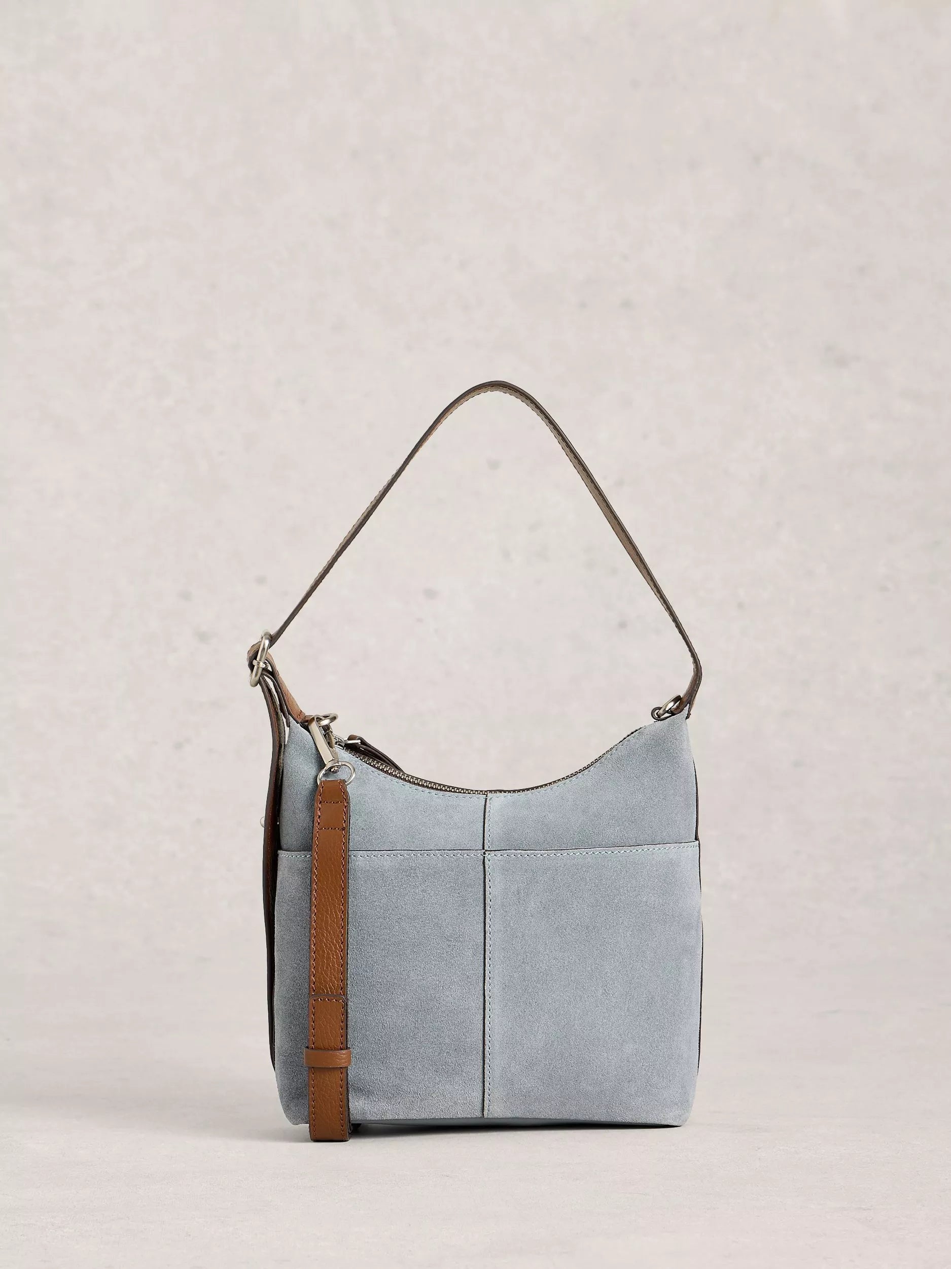 White Stuff Mini Suede Convertible Crossbody Bag