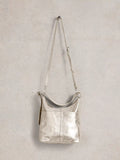 White Stuff Sophia crossbody bag in silver (British brand)