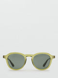 Mango Justin round sunglasses yellow frame polycarbonate lenses - British product