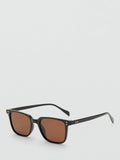 Mango Bosco rectangular sunglasses polycarbonate frame tinted lenses (British brand)