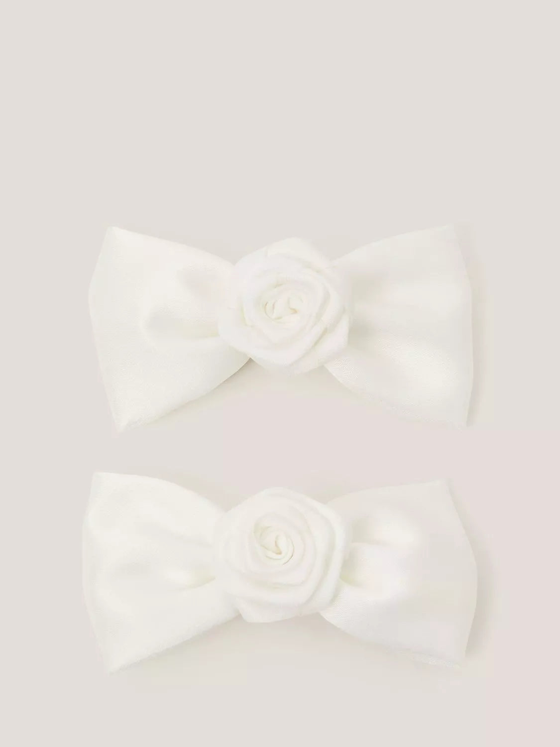 Monsoon rose bow hair clips pack of 2, UK version