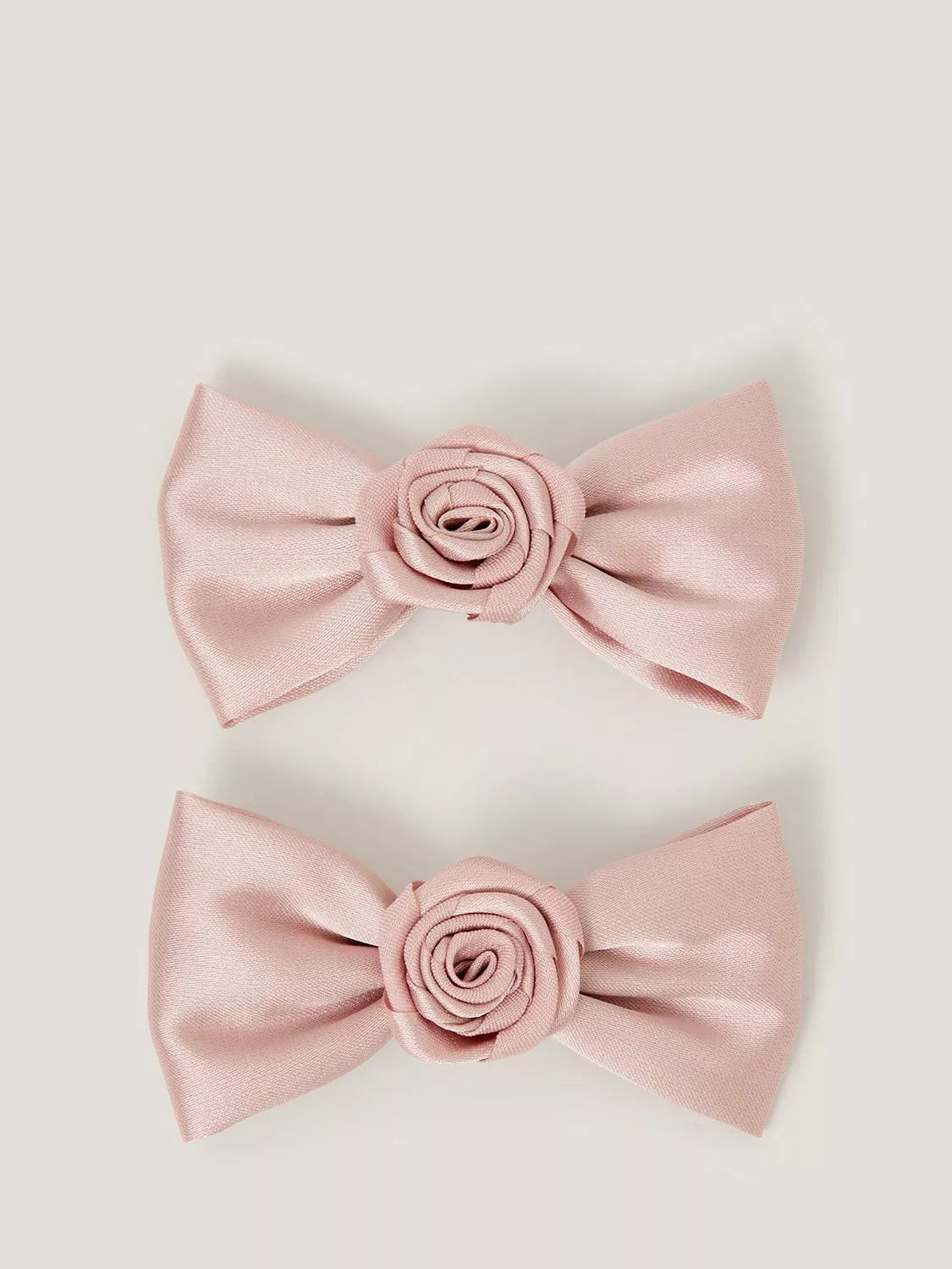 Monsoon Kids' Bridesmaid Rose Bow Hair Clips Pack of 2