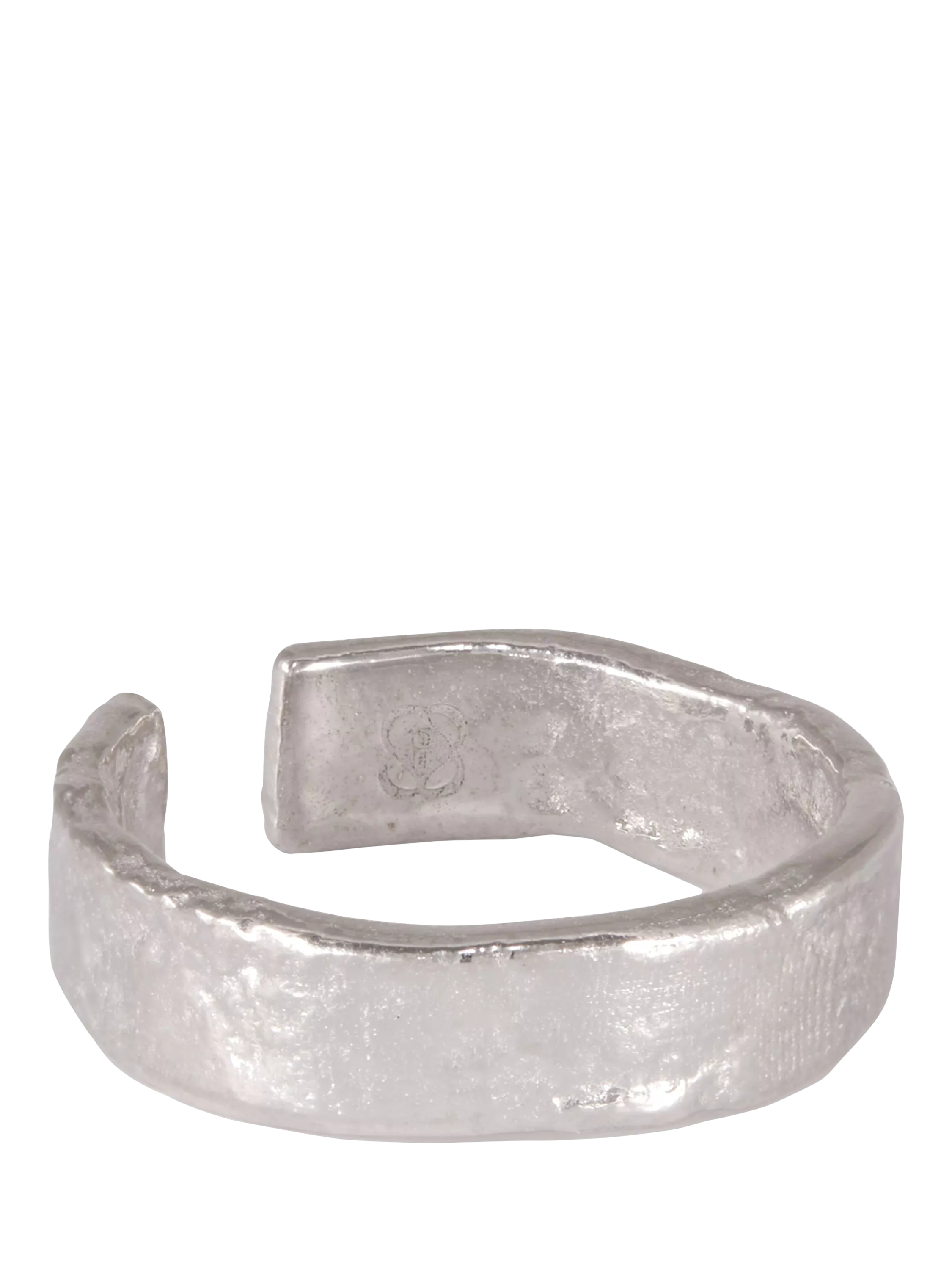 Ottoman Hands Dela adjustable band ring silver, UK version