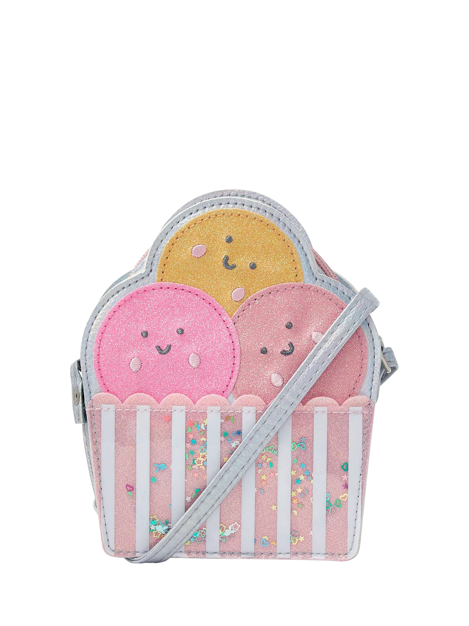 Angels by Accessorize kids crossbody sundae bag glitter (British brand)