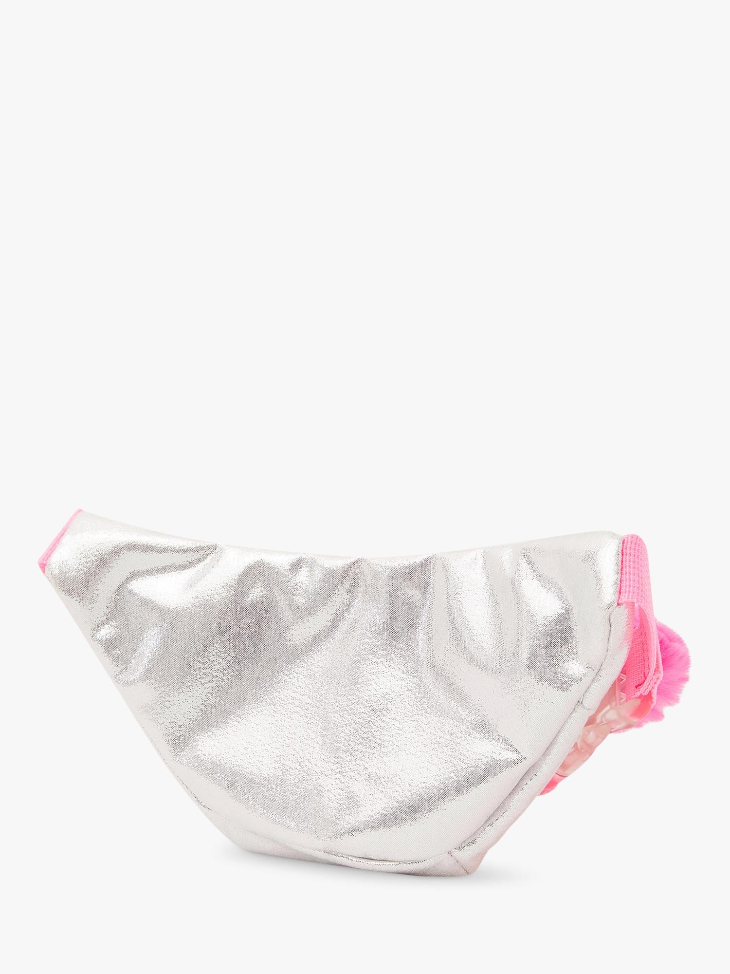 Angels by Accessorize kids metallic silver belt bag - British product