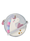 Angels by Accessorize unicorn crossbody bag metallic round (British brand)