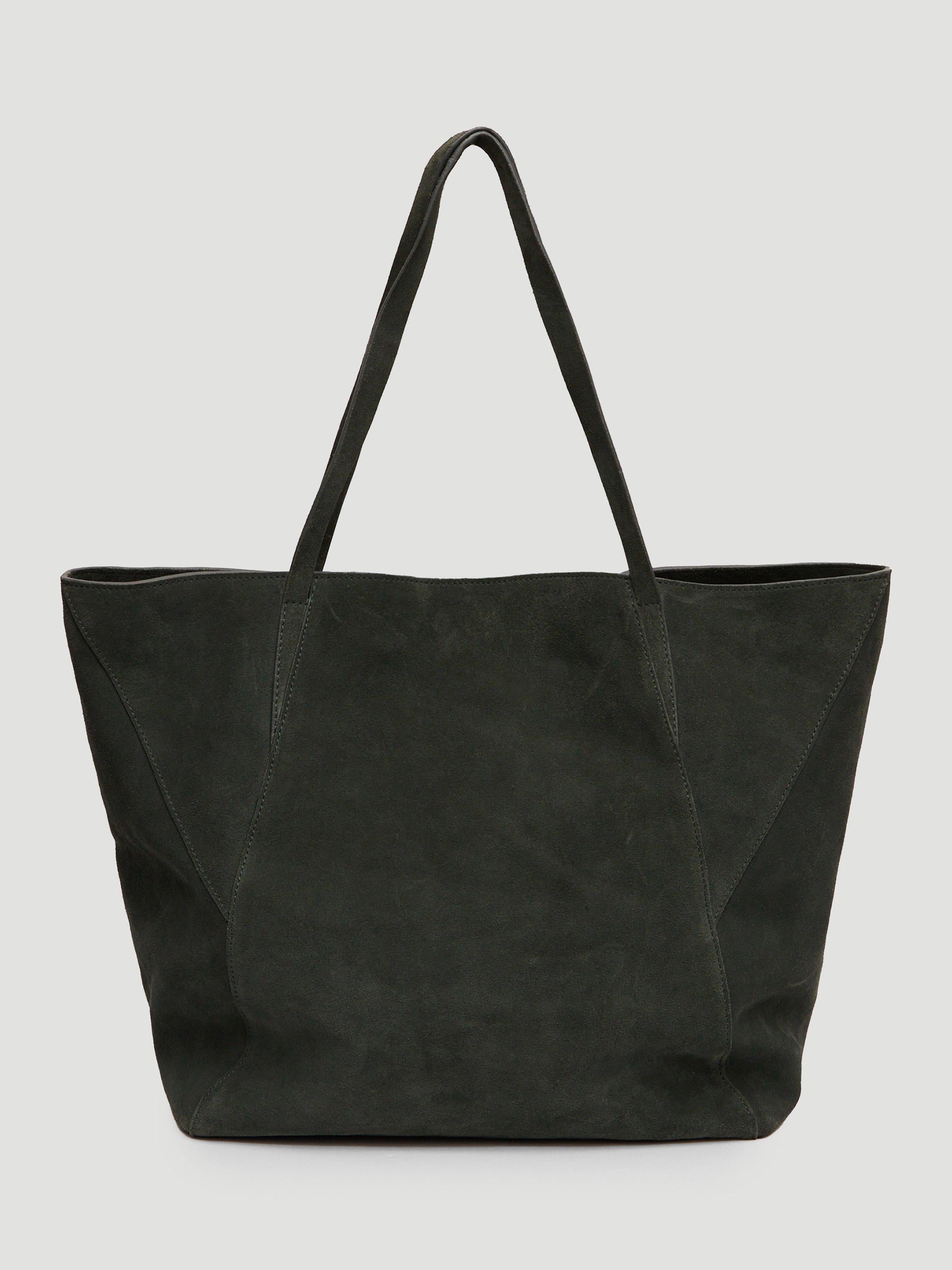 HUSH Saffie pure suede tote bag, imported from the UK